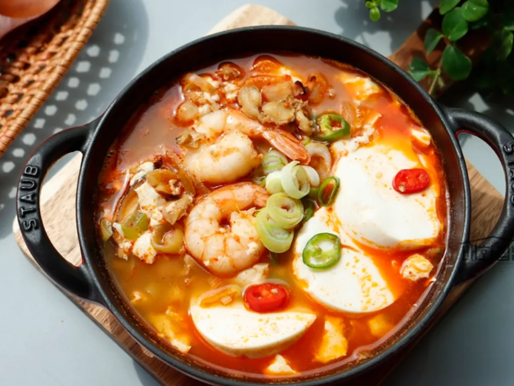 해물 순두부찌개 정식